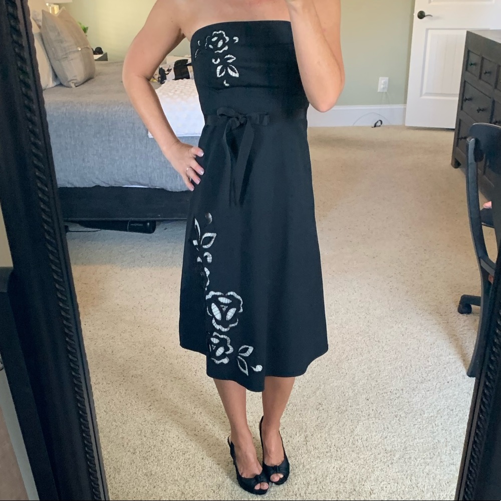 Express strapless cocky dress